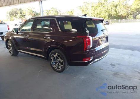 2022 Hyundai Palisade Calligraphy from USA, damaged, VIN KM8R74HE3NU446777